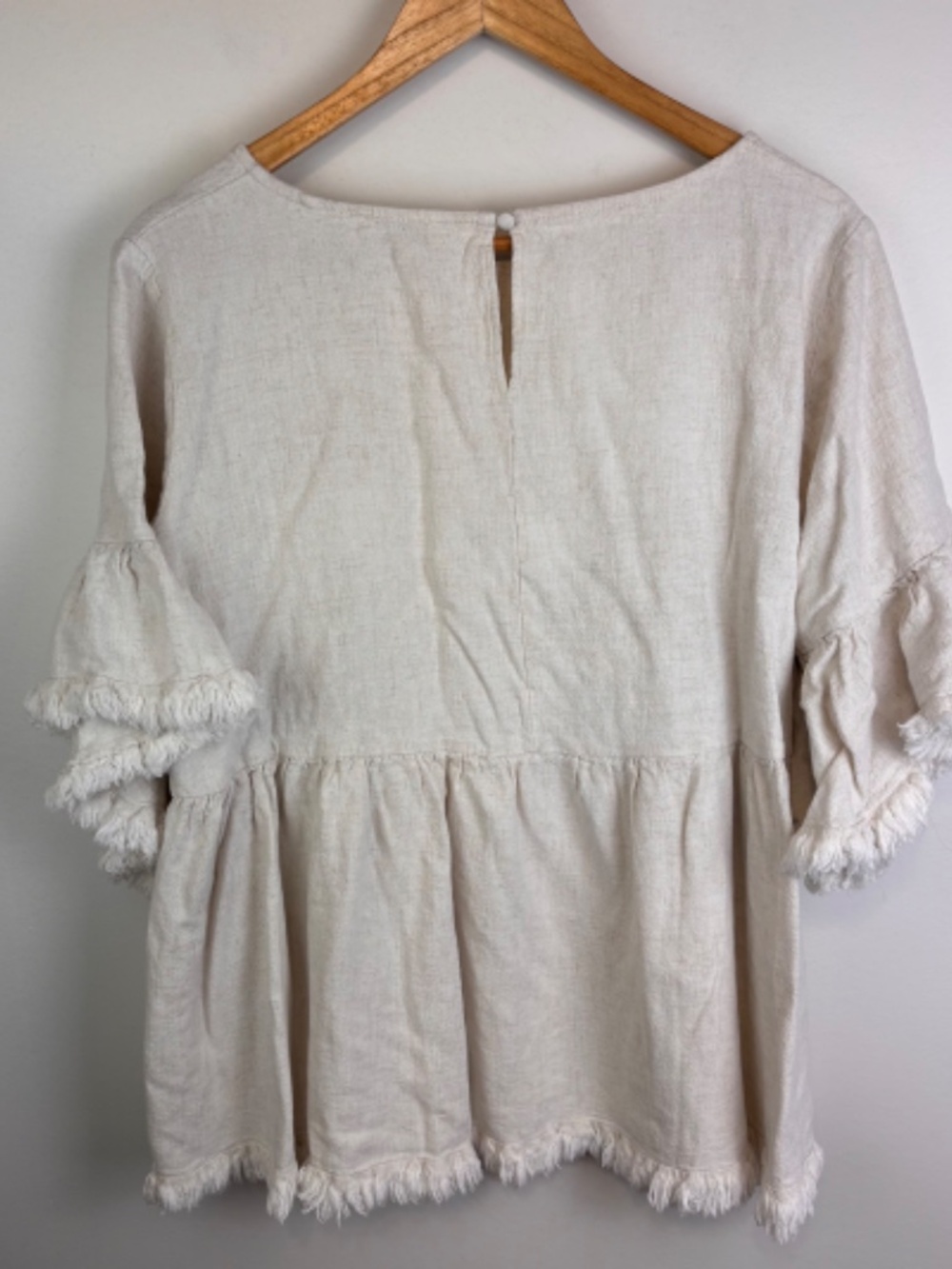 Umgee Peasant Blouse Cottage Boho Spring Top - Picture 6 of 6